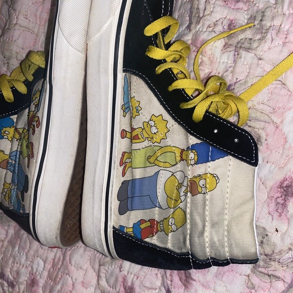 Vans The Simpsons Sk8-Hi Family Portrait Sneaker Shoes Men’s Size 8.5 Women’s 10 main image 8